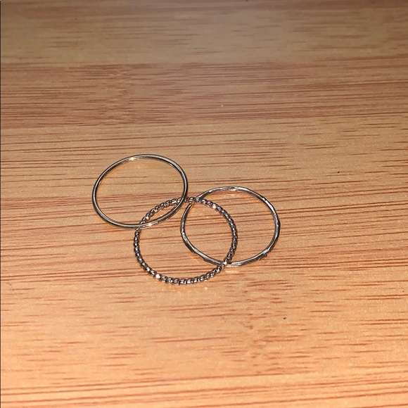 Stacked Gold Ring Set - Picture 1 of 1